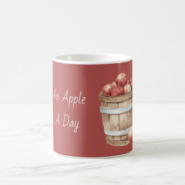 An Apple A Day Coffee Mug (Center)