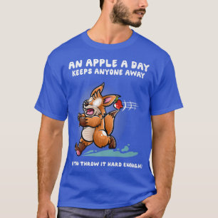 An Apple A Day Keeps Anyone Away Nerd Fo Funny Foe T-Shirt