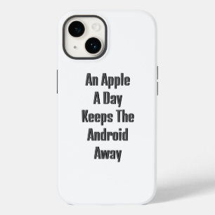 An Apple a Day Keeps the Android Away, Funny iPhone 14 Case