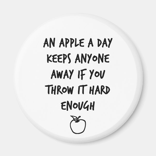 An Apple A Day Magnet (Front)