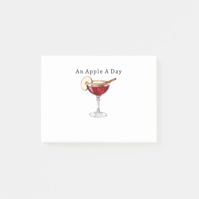 An Apple A Day   Post-it Notes (Front)