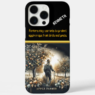 An Apple Farmer Tending to His Orchard at Dawn iPhone 16 Pro Max Case