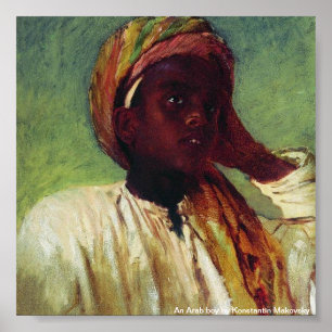 An Arab boy by Konstantin Makovsky Poster