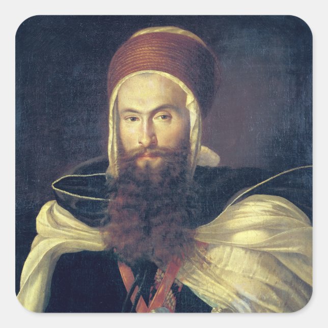 An Arab Chief Square Sticker (Front)