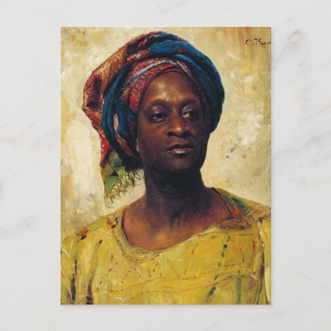 An Arab in a turban. By Konstantin Makovsky Postcard (Front)