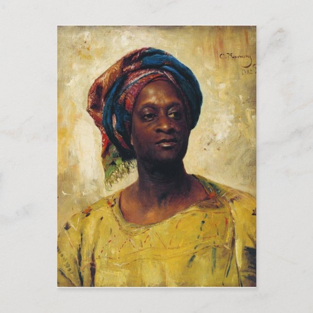 An Arab in a Turban Postcard (Front)