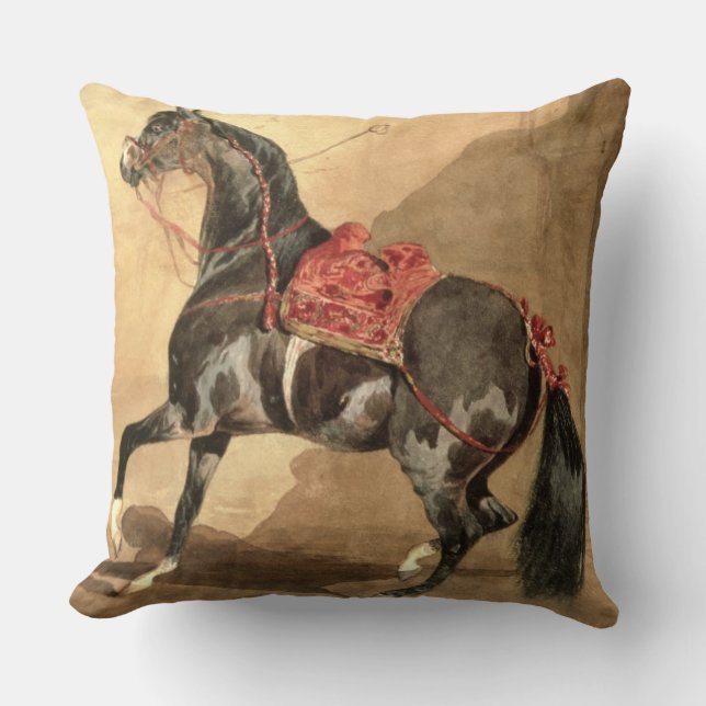 An Arabian Horse (w/c laid down on paper) Cushion (Front)