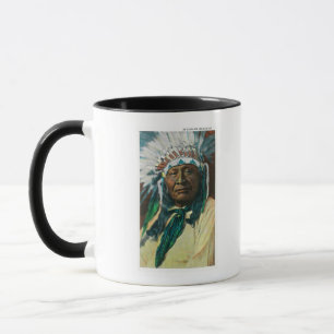 An Arapahoe Indian Chief PortraitColorado Mug