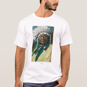 An Arapahoe Indian Chief PortraitColorado T-Shirt