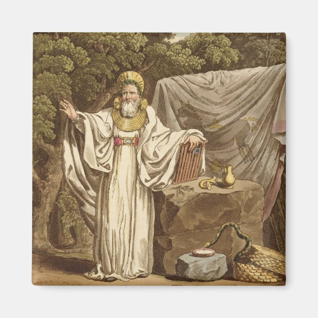 An Arch Druid in his Judicial Habit, engraved by R Magnet (Front)