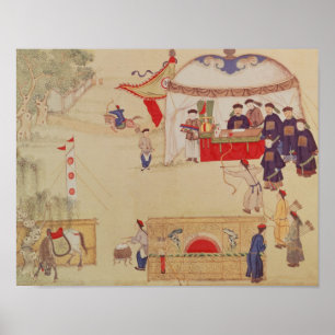 An archery contest, late 18th century poster