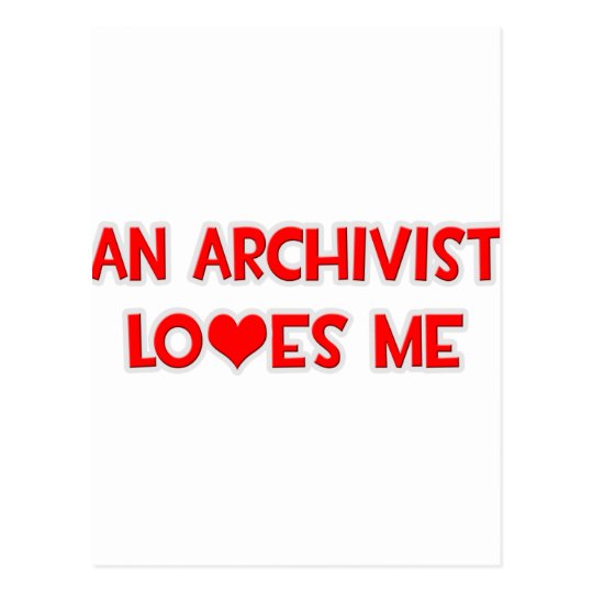 An Archivist Loves Me Postcard