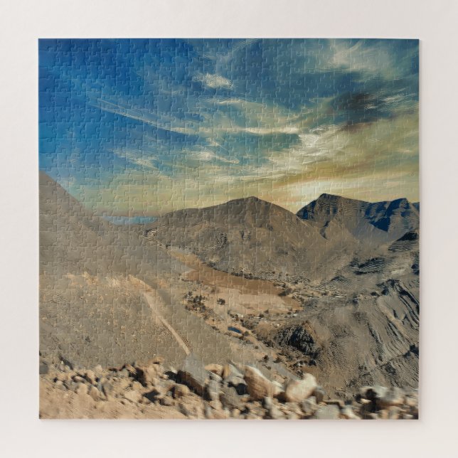 An arid landscape  jigsaw puzzle (Vertical)