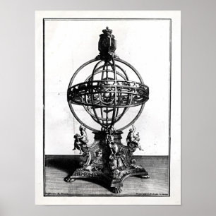 An Armillary Sphere of the Copernican System Poster