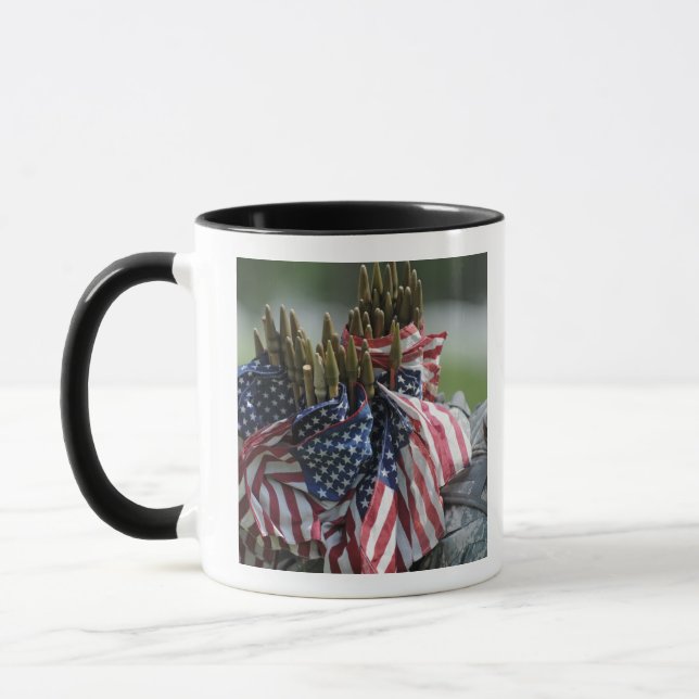 An Army soldier's backpack Mug (Left)