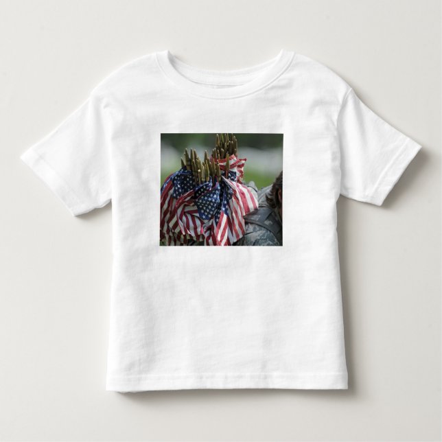 An Army soldier's backpack Toddler T-Shirt (Front)