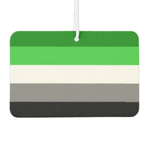 An Aromatic Aromantic Flag: Car Air Freshener