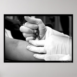 An Artist At Work Poster