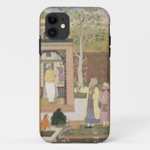 An artist decorating the interior of a garden pavi iPhone 11 case