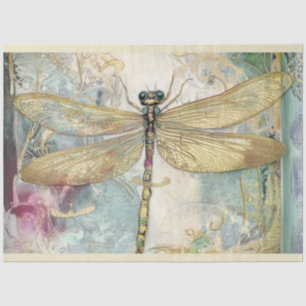 An Artistic Dragonfly Series Design #7 Tissue Paper