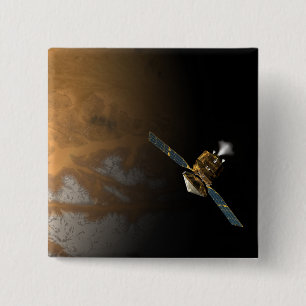 An artist's concept 15 cm square badge