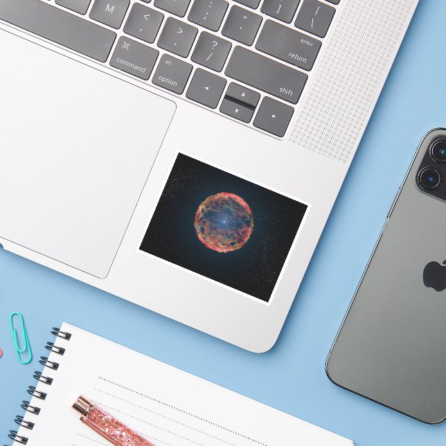 An Artist's Impression Of Supernova 1993j. (Laptop w/ iPhone)