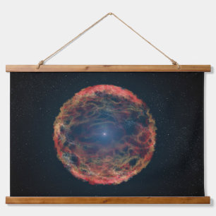An Artist's Impression Of Supernova 1993j. Hanging Tapestry