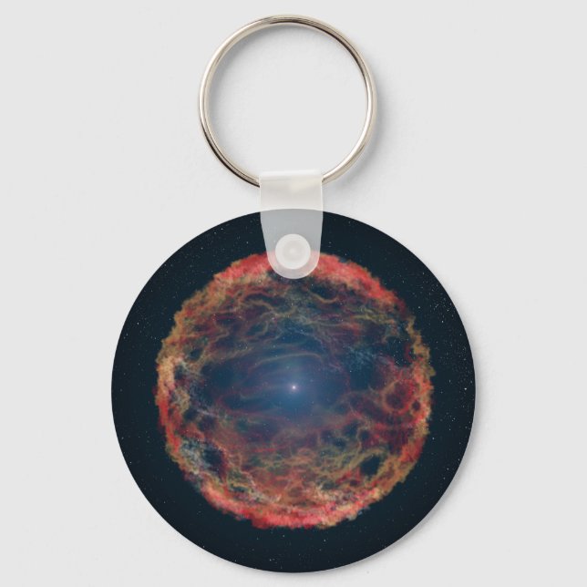 An Artist's Impression Of Supernova 1993j. Key Ring (Front)