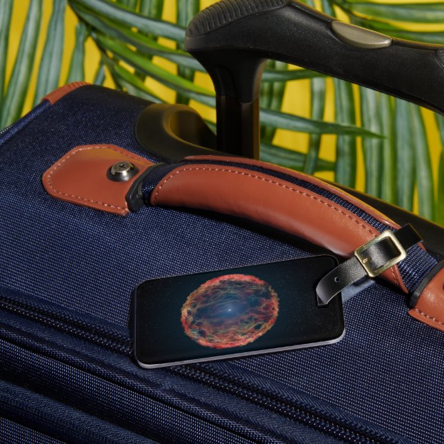 An Artist's Impression Of Supernova 1993j. Luggage Tag (Front Insitu 3)