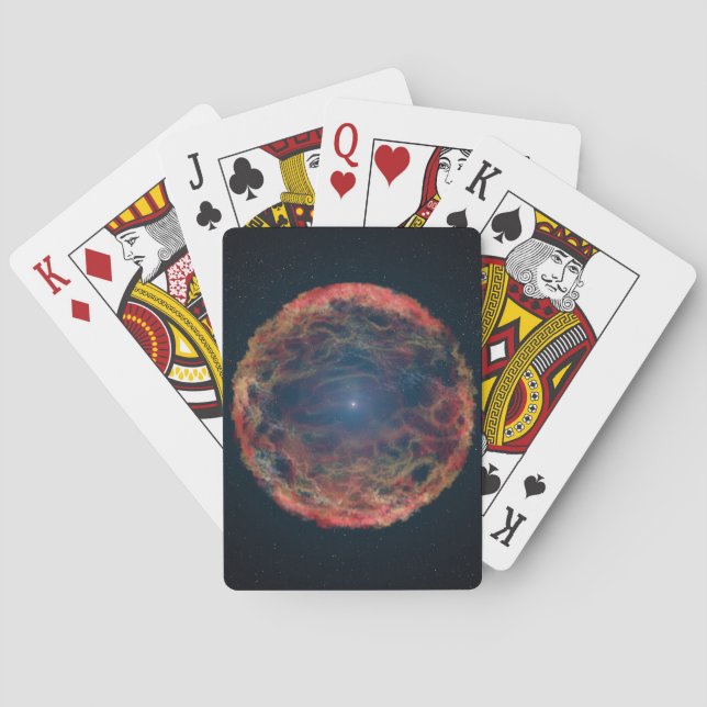 An Artist's Impression Of Supernova 1993j. Playing Cards (Back)