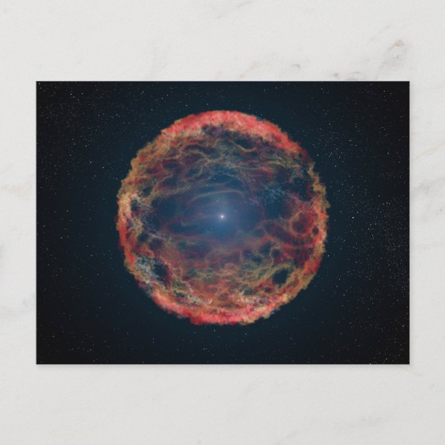 An Artist's Impression Of Supernova 1993j. Postcard (Front)