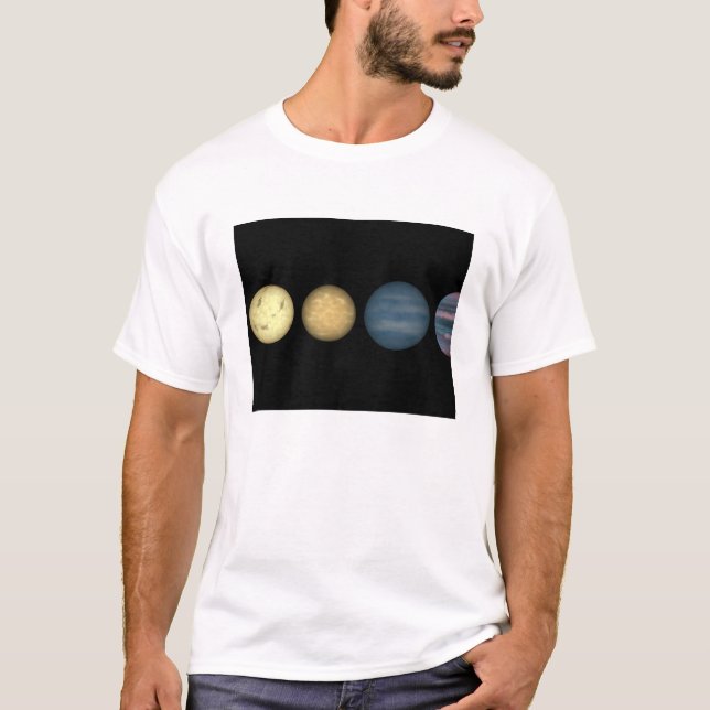 An artist's rendition comparing brown dwarfs 2 T-Shirt (Front)