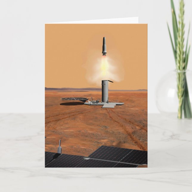 An Ascent Vehicle Leaving Mars. 2 Card (Front)