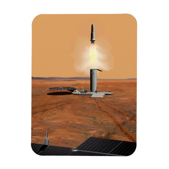 An Ascent Vehicle Leaving Mars. 2 Magnet (Vertical)