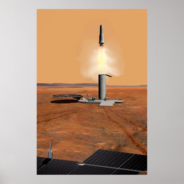 An Ascent Vehicle Leaving Mars. 2 Poster (Front)