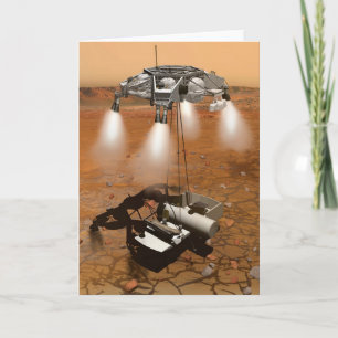 An Ascent Vehicle Leaving Mars. Card