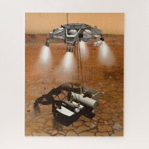 An Ascent Vehicle Leaving Mars. Jigsaw Puzzle