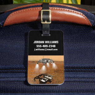 An Ascent Vehicle Leaving Mars. Luggage Tag