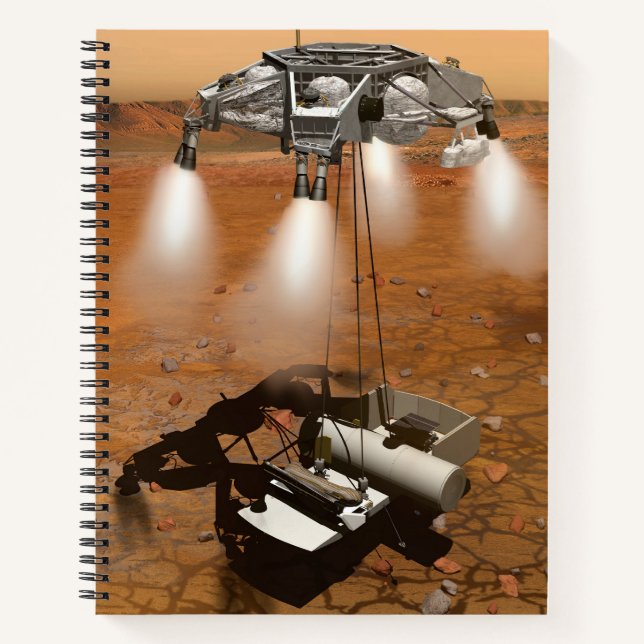 An Ascent Vehicle Leaving Mars. Notebook (Front)