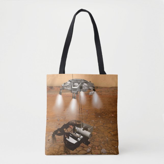 An Ascent Vehicle Leaving Mars. Tote Bag (Front)