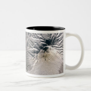 An ash rich plume rises Two-Tone coffee mug