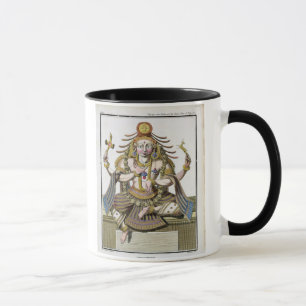 An aspect of Shiva, from 'Voyage aux Indes et a la Mug