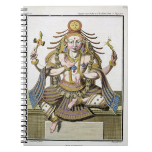 An aspect of Shiva, from 'Voyage aux Indes et a la Notebook