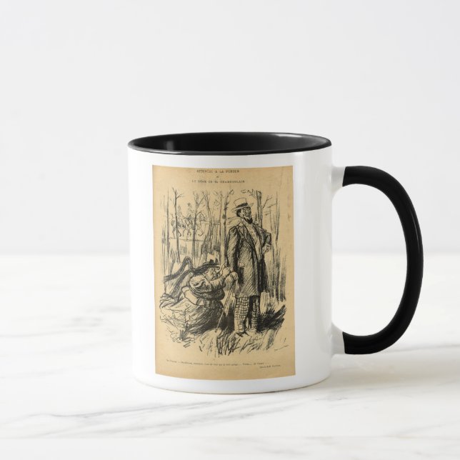 An Assault on Modesty or Mr. Chamberlain's Mug (Right)