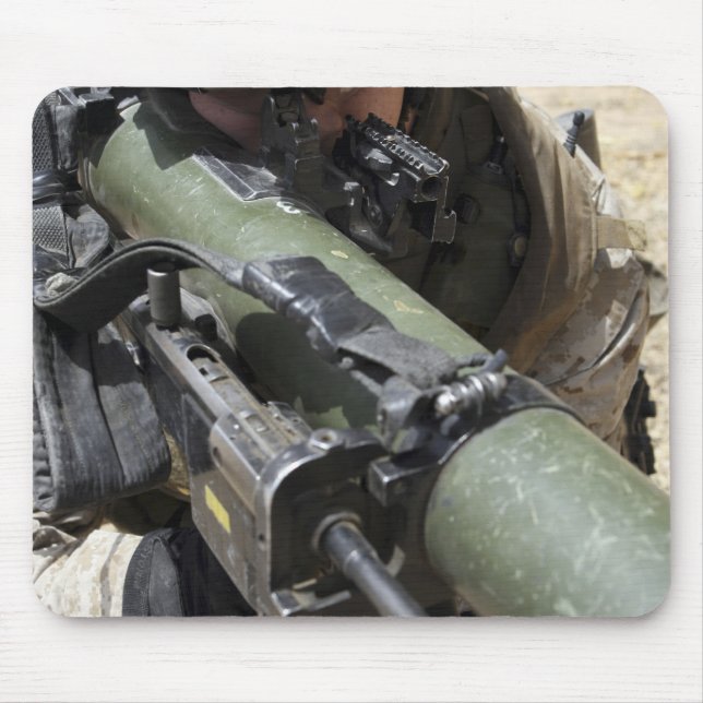 An assaultman mouse pad (Front)