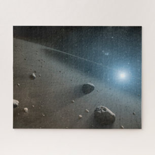 An Asteroid Belt Around The Bright Star Vega. Jigsaw Puzzle