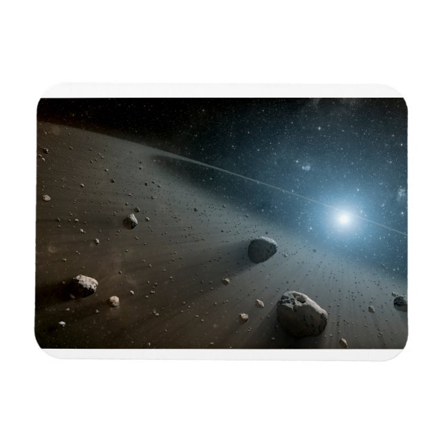 An Asteroid Belt Around The Bright Star Vega. Magnet (Horizontal)