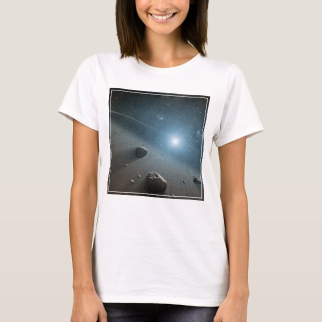 An Asteroid Belt Around The Bright Star Vega. T-Shirt (Front)