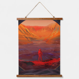 An Astronaut On Mars Hanging Tapestry