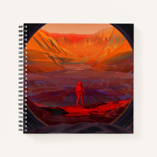 An Astronaut On Mars Notebook